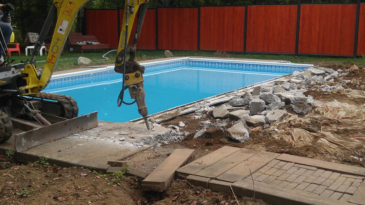 réparation de piscine creusée