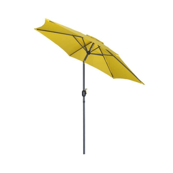 parasol de marché jaune soleil
