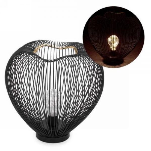 Lampe-de-table-fil-metallique-decoration-exterieur