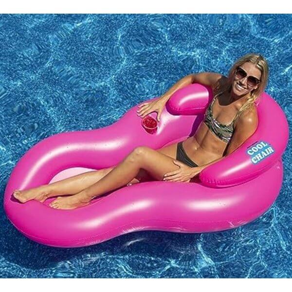 Chaise gonflable pour piscine