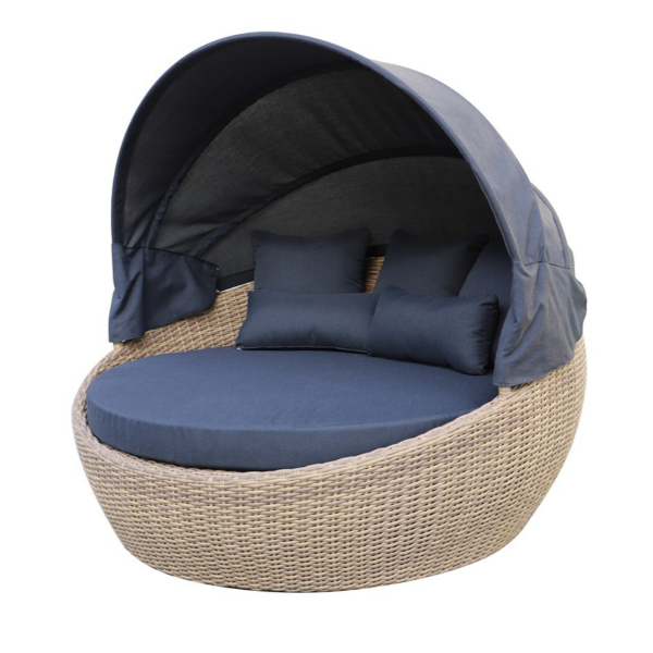 sofa rond pour le patio dans meuble de jardin