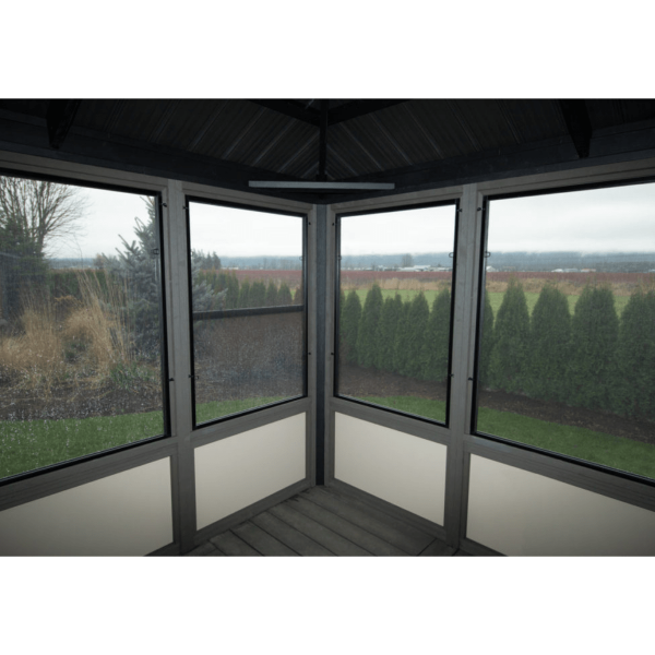 gazebo sidney vue interieur gris clair
