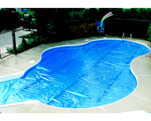 toile solaire de piscine creusée