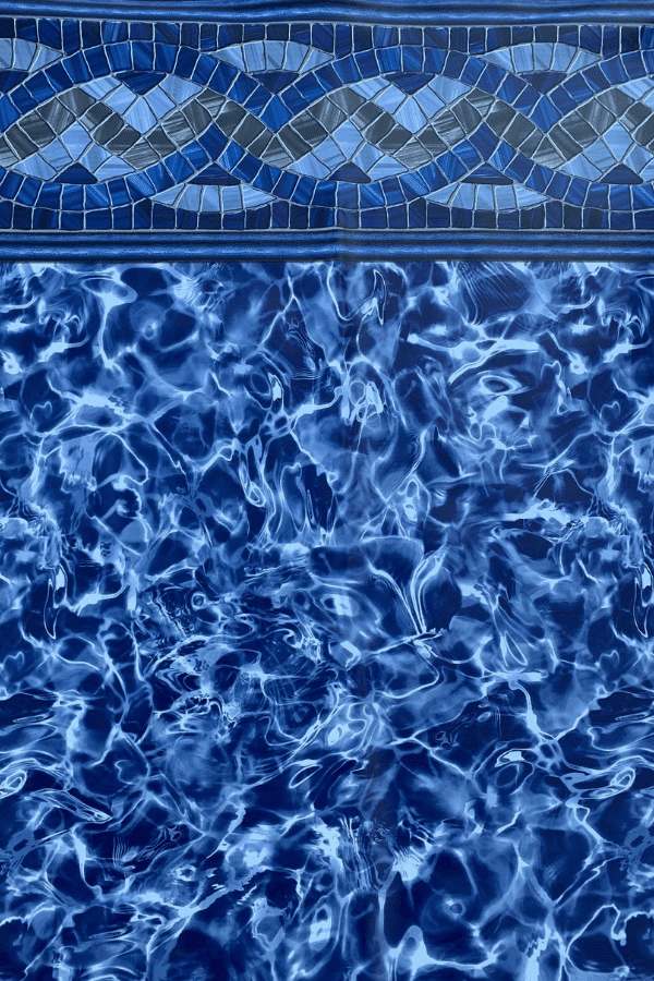 toile de piscine hors-terre motif carnegie