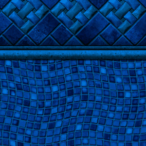 toile de piscine hors-terre motif kali