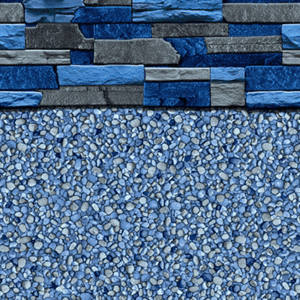 toile de piscine hors-terre motif maya