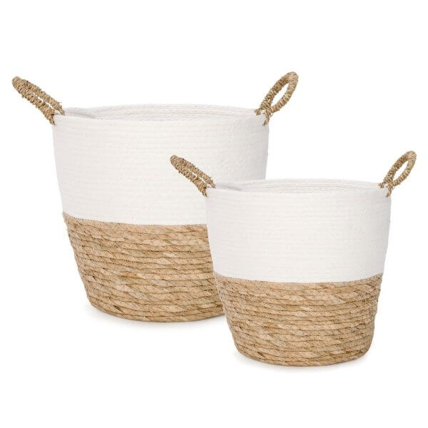 Paniers blanc et naturel (2)