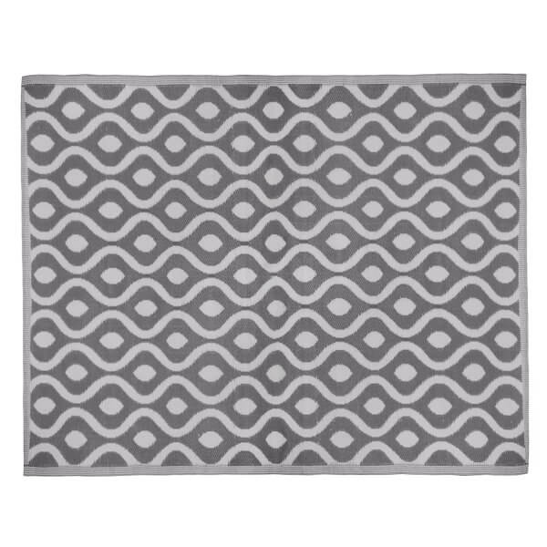 Tapis à motifs gris