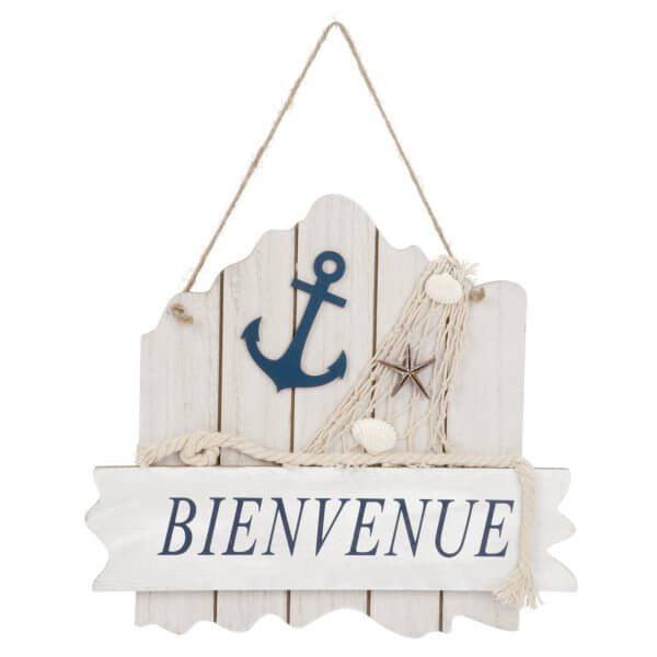 Plaque nautique - Bienvenue