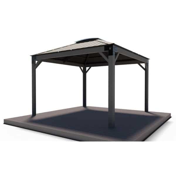 Gazebo Savannah anthracite Visscher