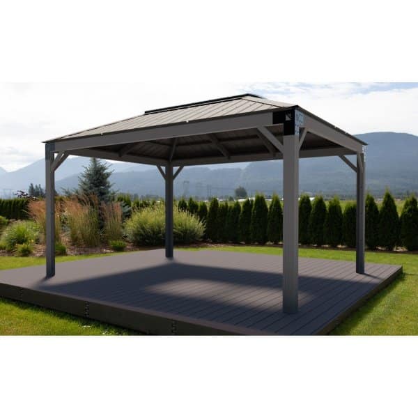 Gazebo Sequoia avec puits de lumière Visscher