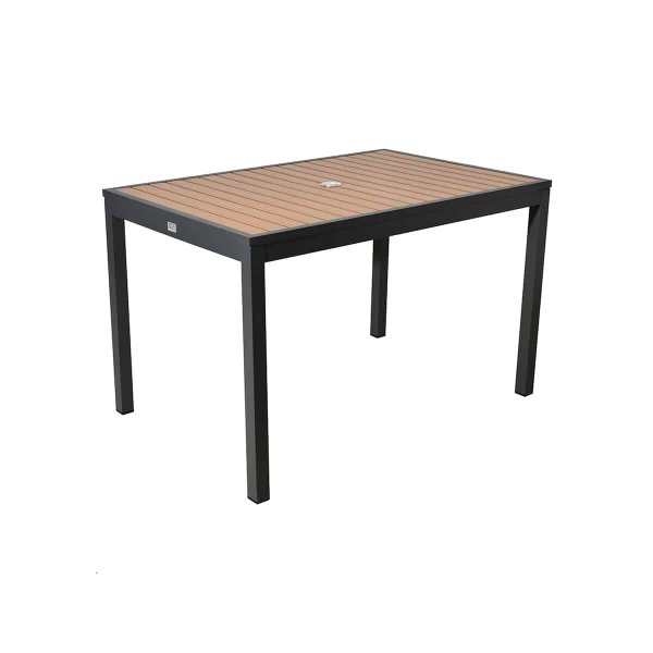 Table d'extérieur aluminium polywood