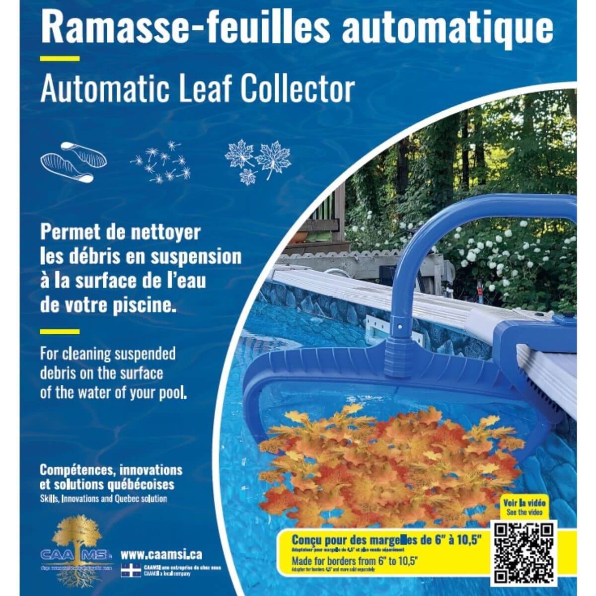 Ramasse-feuilles automatique - Concept Piscine Design