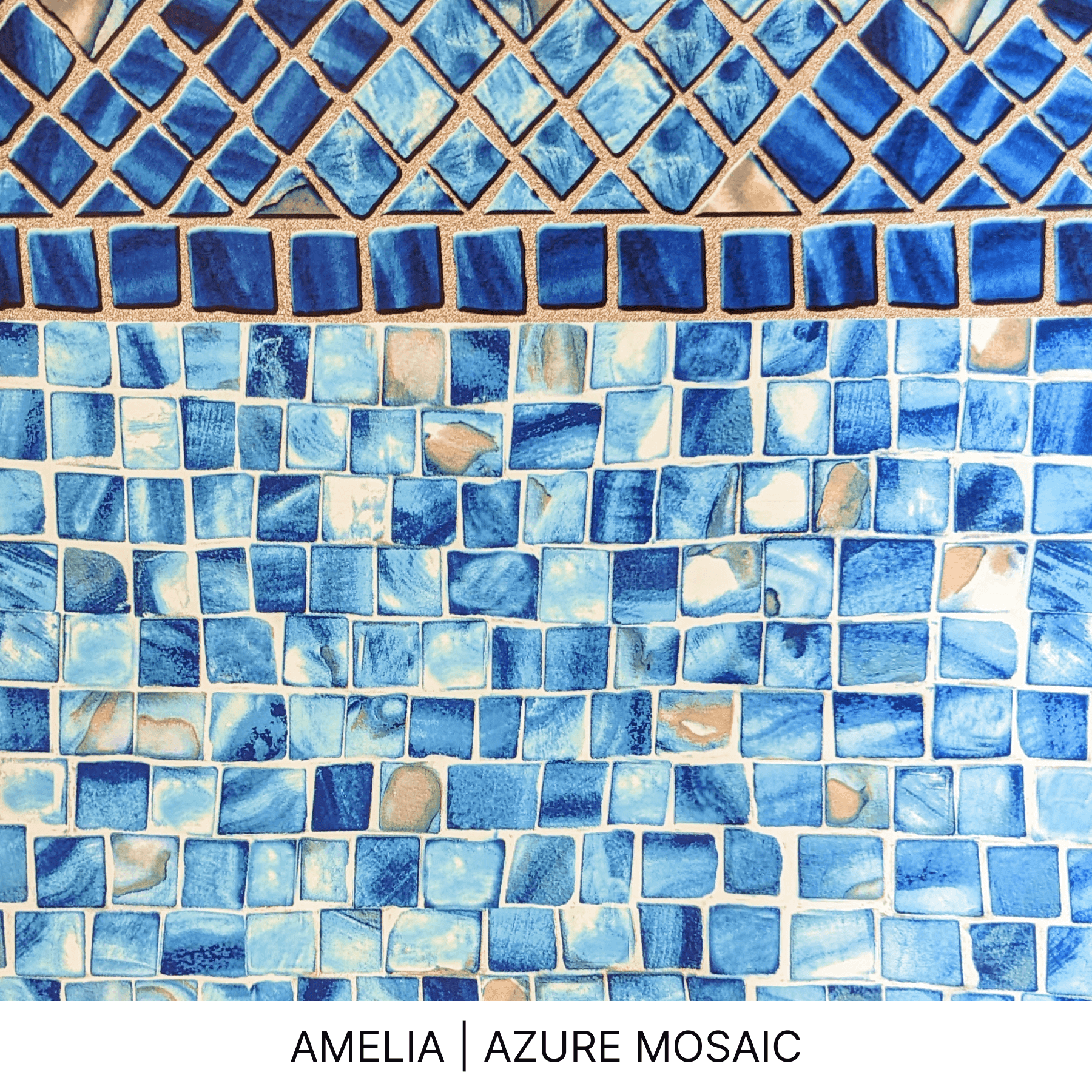 Toile creusée - AMELIA | AZURE MOSAIC