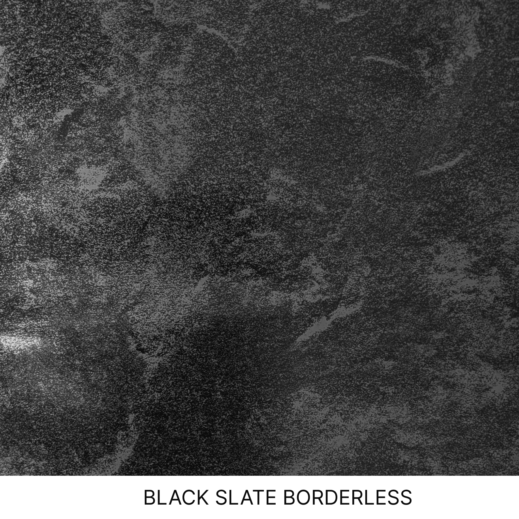 Toile creusée - BLACK SLATE BORDERLESS