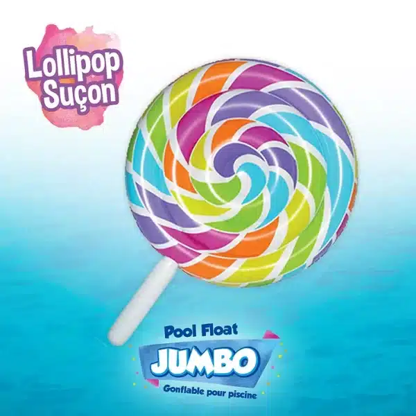 Gonflable piscine suçon multicolore