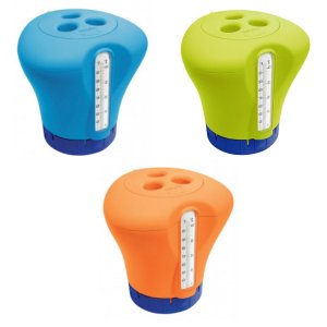 Diffuseur de chlore pour piscine avec thermomètre