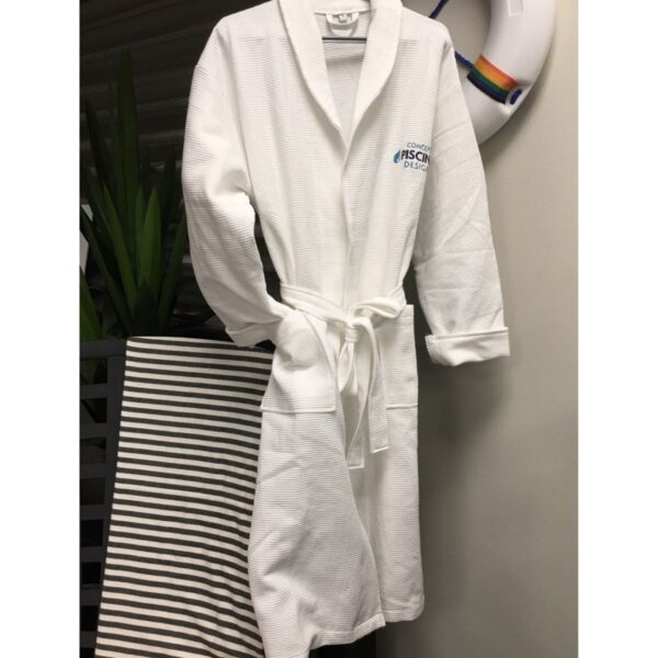Robe de chambre gaufrée