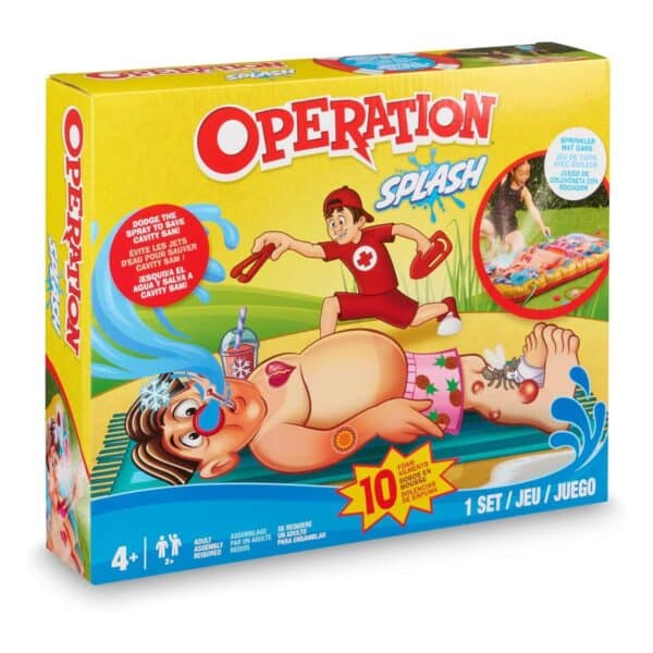 Jeu opération avec gicleurs