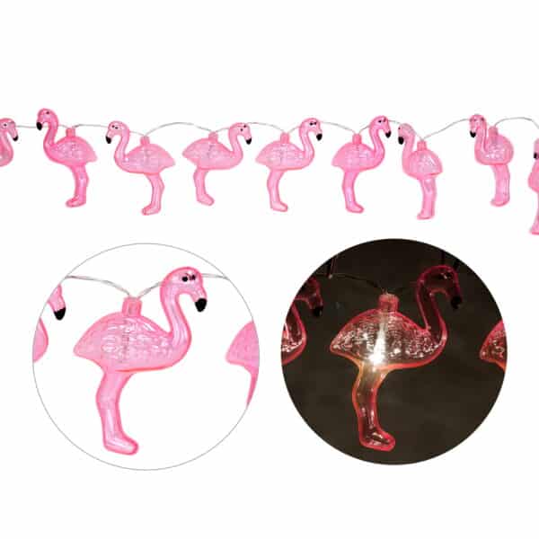 Guirlande lumineuse flamants roses