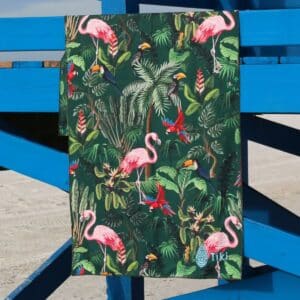 serviette de plage flamants roses