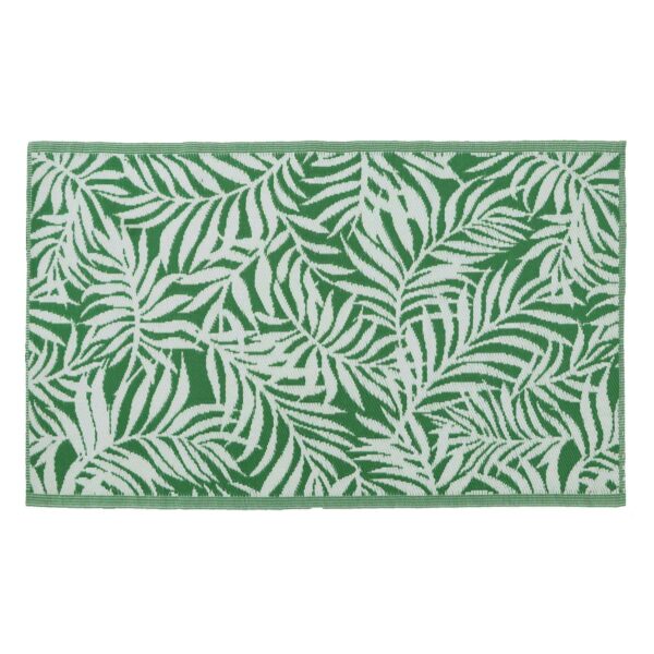 Tapis d'extérieur feuillage vert