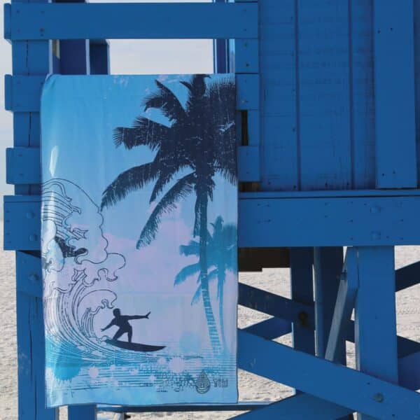 Serviette en microfibre - Surf Vague