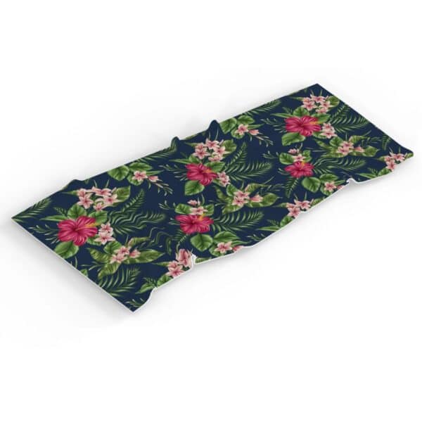 serviette de plage fleurs