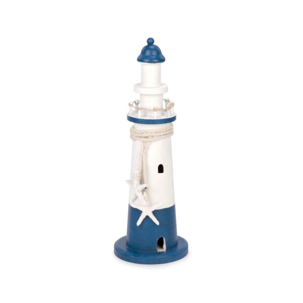 Phare bleu et blanc