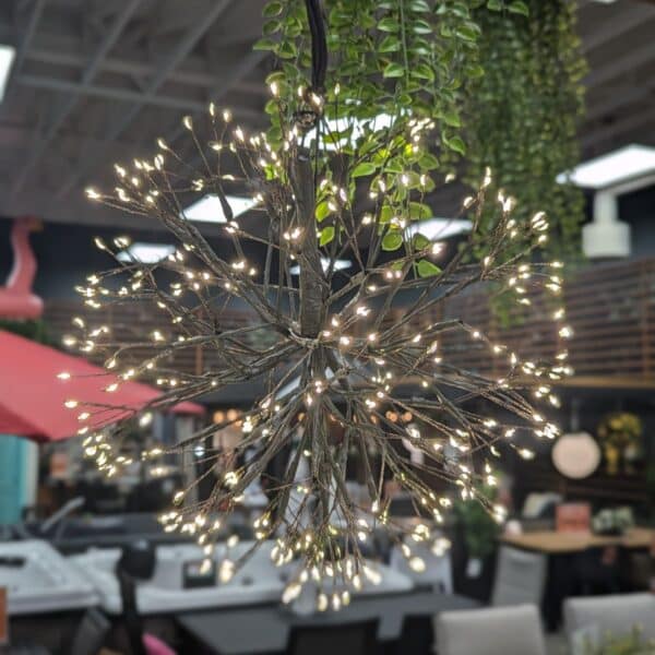 Luminaire flocon avec minuterie