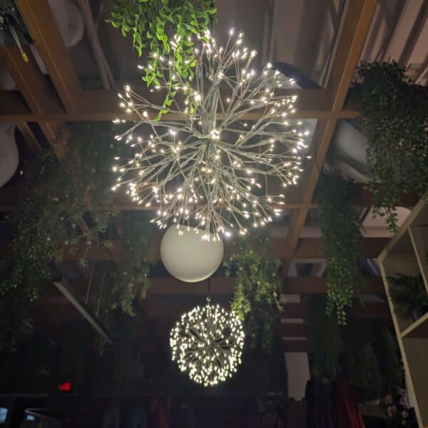 Luminaire flocon avec minuterie