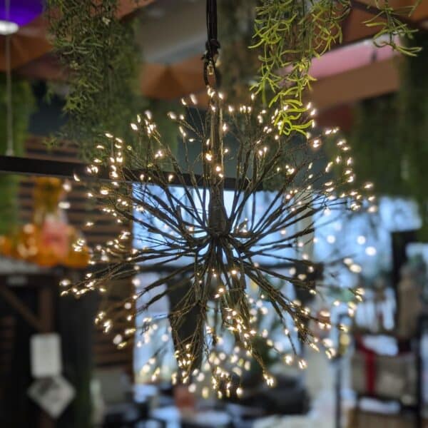 Luminaire flocon avec minuterie