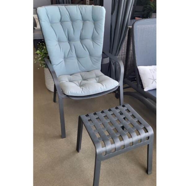 Fauteuil avec coussin pour l'extérieur
