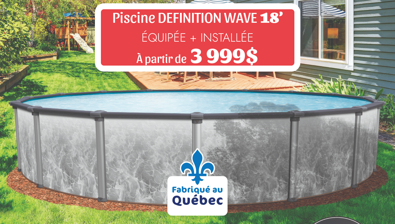PROMOTION PISCINE HORS TERRE QUEBEC
