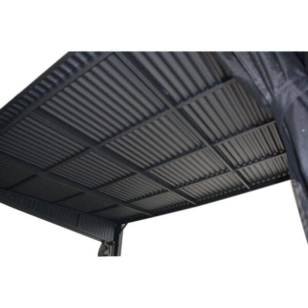 gazebo aluminium galvalume avec moustiquaire
