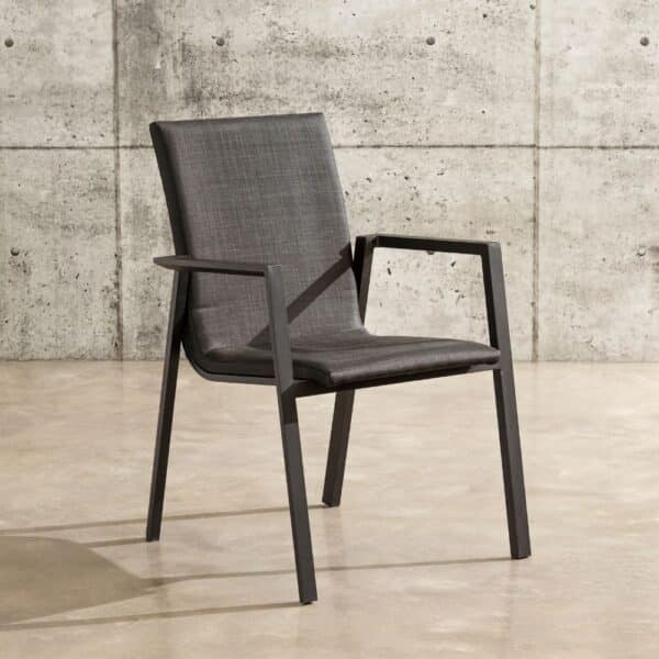 chaise d'extérieur séchage rapide aluminium textilène