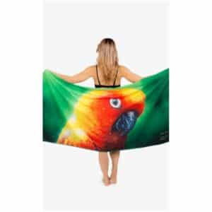 Serviette de plage - Perroquet