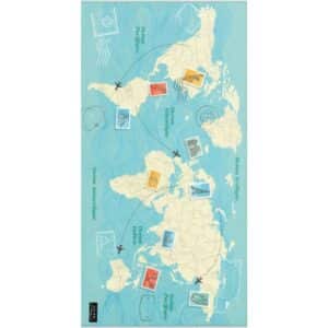 Serviette de plage - Autour du monde