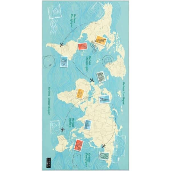 Serviette de plage - Autour du monde
