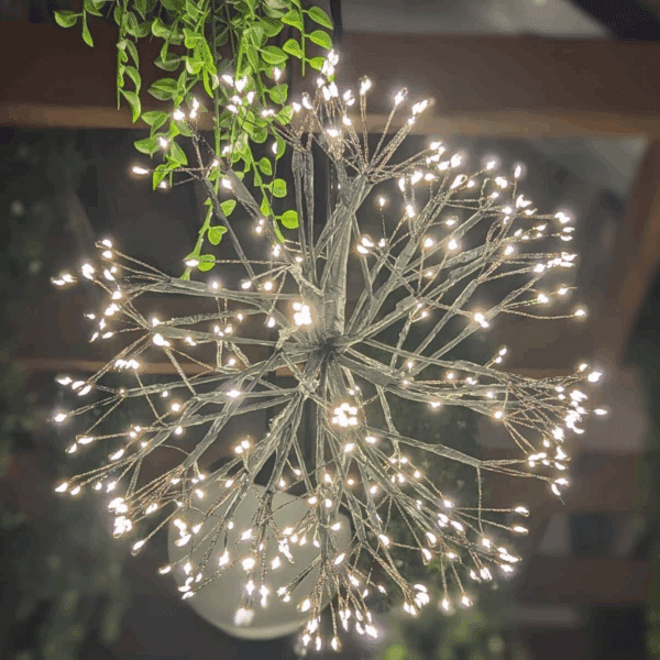 Lumière flocon avec minuterie